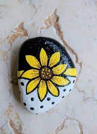 Painting Ideas Beach Products 42 Ideas For 2019 Rock Painting Flowers Painted Rocks Painting Ideas Sunflowers