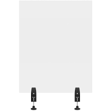 About 10% of these are office partitions. Luxor Reclaim Acrylic Desk Divider With Clamp Divcl 2430c B H