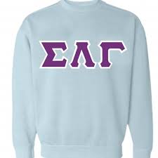 sorority crewneck sweatshirt comfort colors 1566 twill