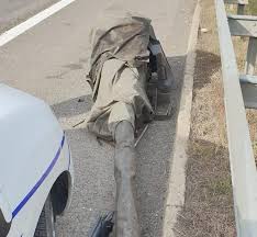 Un accident rutier a avut loc duminicp, 22 iulie, pe autostrada a2, la km 180, spre cernavodă. Foto Accident Pe A2 Un Tanc A Atins Cu Turela Un Pasaj Peste AutostradÄƒ Hotnews Mobile