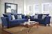 Blue Velvet Sofa Living Room Ideas