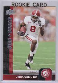 Over 70% new & buy it now; Julio Jones Alabama Crimson Tide Rookie Card 2011 Upper Deck Star Rc Falcons Wr Ebay