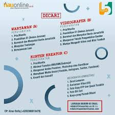 Check spelling or type a new query. Lowongan Kerja Riau Online Tamatan Sma Smk S1 Semua Jurusan Karir Riau