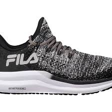 Sua entressola de dupla densidade estabiliza e distribui o impacto da. Tenis Fila Racer Knit Energized Preto Mescla Futfanatics
