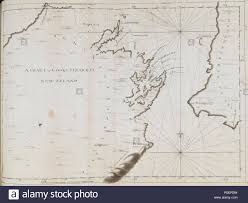 A Chart Of Cooks Straits In New Zealand Drawn By Lieut