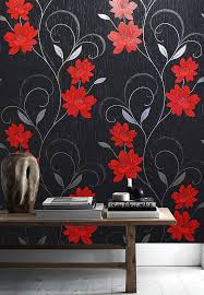 If you have one of your own you'd like to share, send it to us and we'll be happy to include it on our website. Flower Wallpaper Floral Textured Glitter Effect Metallic Silver Black Grey Red 5011926012010 Ebay