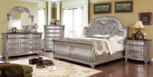 Discover stunning classic bedroom furniture at alibaba.com and level up your bedroom. Furniture Of America Fromberg 4pc Sleigh Bedroom Set In Champagne