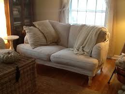 The Ikea Stocksund Sofa And Loveseat Better Than Hoped For With Washable Slipcovers Sofas For Small Spaces Home Decor Cottage Living Rooms