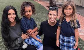 We have a kids kitchen right next to our kitchen, another kourtney kardashian on her children's bedrooms: Kim And Kourtney Kardashian Are Proud Moms As They Drop Daughters North And Penelope At School Daily Mail Online