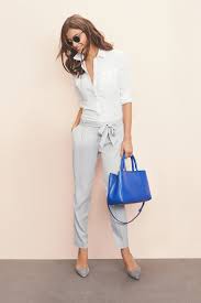 Dress Up Or Dress Down Gray Tie Front Pants Professional Outfits Work Fashion Fashion