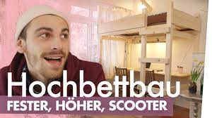 Weitere ideen zu hochbett selber bauen, hochbett, hochbett bauen. Hochbett Bauen Fester Hoher Scooter Kliemannsland Youtube