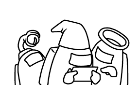 This app is created to be fun and easy to use for a mixed audience of all ages, from young to old. Impostor Coloring Pages Blanco Impostor Coloring Pages Dibujos De Among Us Para Colorear Dibujos Para A Colorear
