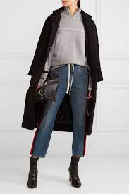 Ganni Fenn Wool Blend Boucle Coat Net A Porter Com Boucle Coat Coat Ganni