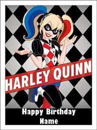 Then puddin', these sweets are for you! Harley Quinn Cake Toppers Edible Icing Image Birthday Cake Decoration 1 Ebay