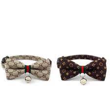 They keep fleas, ticks, and other unwanted pests away from your cat, but unlike topical protection length. Gucci And Lv Pet Bowtie Collars For Dogs And Cats Pet Supplies Homes Other Pet Accessories On Carousell