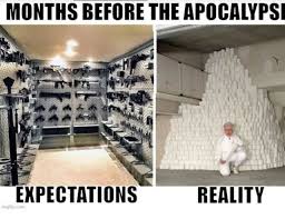 Preparing For The End Of The World Video Gifs Memes Funny Toilet Paper Coronavirus