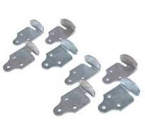 The ROP Shop 8 pc Utility Trailer Wood Sides Latch Rack Stake Body Gates  Corner Brackets Set