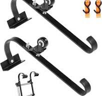 VEVOR Ladder Roof Hook, 2 Pack with Fixed Wheel & Swivel Bar ...