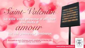Grace a ces idees de textes gratuits, vous pourrez trouver de nombreuses manieres de dire bonne saint valentin. Vos Mots D Amour Sur Les Panneaux Municipaux Pour La Saint Valentin Monaulnay Com Le Blog Sur Aulnay Sous Bois 93600 Monaulnay Com Le Blog Sur Aulnay Sous Bois 93600