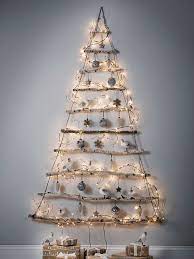 Frosted Branches Hanging Tree Wall Christmas Tree Fun Christmas Decorations Wooden Christmas Decorations