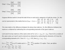 After calculation you can multiply the result by another matrix right there! Subtraction Of Matrix