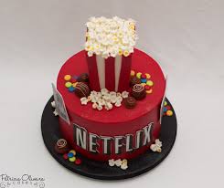 Bolo Netflix Cake Desserts Birthday Cake