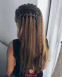 51 Cute Waterfall Braid Hairstyle Ideas For Girls Easy Hairstyles For Long Hair Waterfall Braid Hairstyle Formal Hairstyles For Long Hair