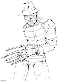 Freddy Krueger Coloring Page In 2020 Coloring Pages Monster Coloring Pages Coloring Pages To Print
