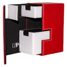 Reviewing the ultra pro deck box and deck protector sleeves for trading card games. Deck Box Ultra Pro M2 1 Red White