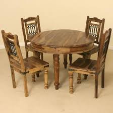 Four seater round dining table set. Sheesham Wood 4 Seater Round Dining Set By Ace Craftique Sheesham Wood 4 Seater Round Dining Set Id 4800226