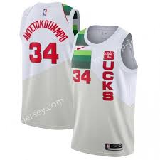 Playoffs Reward Version Nba Milwaukee Bucks White 34 Antetokounmpo Jersey Milwaukee Bucks Cheap Nba Jerseys Milwaukee