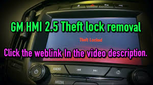 There is also a blue led and. Gm Hmi 2 5 Theft Lock Removal Hmi Unlock Hmi Intellilink Unlock Youtube