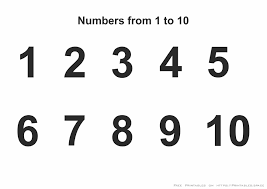 The printable worksheets and activities on this page will help students to learn to recognize and. Free Printable Numbers 1 10 Free Printables