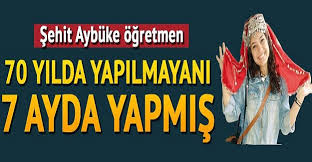 Şehit öğretmen aybüke yalçın unutulmadı öğretmen şenay aybüke yalçın, batman'ın kozluk sosyal medyada yalçın'ın ölüm yıl dönümü için tweetler paylaşıldı. 70 Yilda Yapilmayani 7 Ayda Yapti
