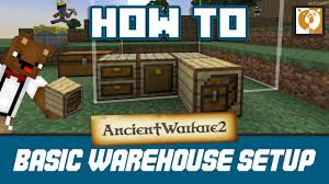 Which is better minecolonies or ancient warfare 2? How To Set Up A Basic Warehouse Ancient Warfare 2 Minecraft 1 7 10 Bear Games How To Youtube