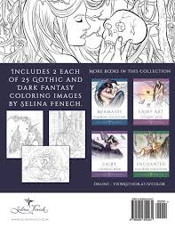 A horror coloring book with ghostly scenes, haunted house, dark fantasy creatures, and spooky scenes for adults. Gothic Dark Fantasy Coloring Book Volume 6 Fenech Selina 9780994355461 Amazon Com Books
