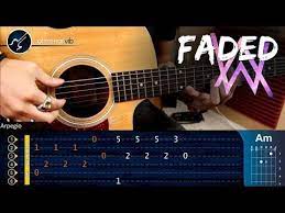 Alan Walker Faded Guitar Tutorial Christianvib Youtube Alan Walker Guitar Tutorial Guitar