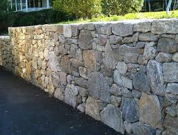 Stone Veneer Cost Steinmauer Garten Steinfurnier Gartenmauern