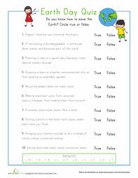 Earth Day Quiz Worksheet Education Com Earth Day Quiz Earth Day Activities Earth Day