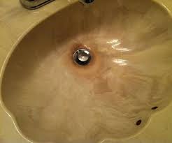 (we found a vintage sink for just $50.) the caulk will seal against leaks and keep sink in place. Replace The Sink In A Cultured Marble Countertop 25 Steps With Pictures Instructables