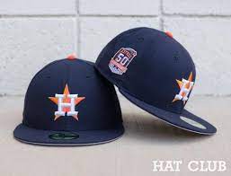 Custom Houston Astros New Era 59fifty Fitted Cap Hat Club Caps Hats New Era Hats Hats
