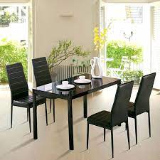 Kitchen table and chair sets under 200. Schwarz Kuche Tisch Set Kompakte Tisch Und Stuhle Billige Kuche Tisch Sets Tisch Sets Fur D Glass Dining Table Set Glass Round Dining Table Glass Dining Table