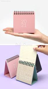 2021 Mini Calendar 4colors Desk Calendar Simple Calendar Etsy In 2020 Mini Calendars Desk Calendar Simple Desk Calendars