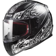 Ls2 Ff353 Kask Crypt Siyah Beyaz 2018 Ls2 Kask Modelleri
