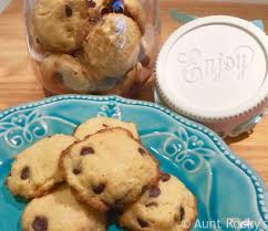 Dense and chewy, much like a granola bar. Aunt Rocky S Oat Fiber Chocolate Chip Cookies Tasty Kitchen A Happy Recipe Community
