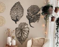 Large Metal Wall Art Metal Wall Decor Metal Leaf Wall Art Etsy In 2020 Metal Wall Decor Living Room Large Metal Wall Art Wall Art Living Room