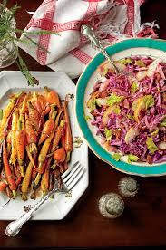 I usually do carrots,sprouts, roast parsnips and either cauliflower cheese or red cabbage. Vegetarian Christmas Side Dish Recipes Southern Living