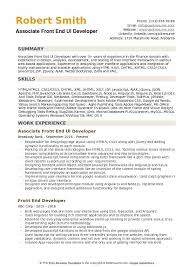 Start at the top with a captivating objective or summary on your front end developer resume template. Front End Ui Developer Resume Samples Qwikresume