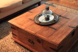 Refinished Rustic Storage Trunk Coffee Table Garage Sale Find Coffee Table Trunk Coffee Table Diy Coffee Table