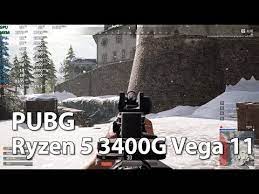 Amd Ryzen 5 3400g Review Pubg Gameplay Benchmark Youtube